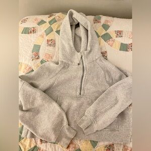 Lululemon oversized half zip scuba